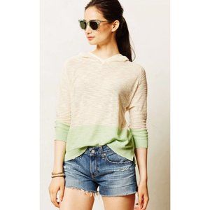 $98 Anthropologie Sparrow Menthe Hoodie Ivory Mint